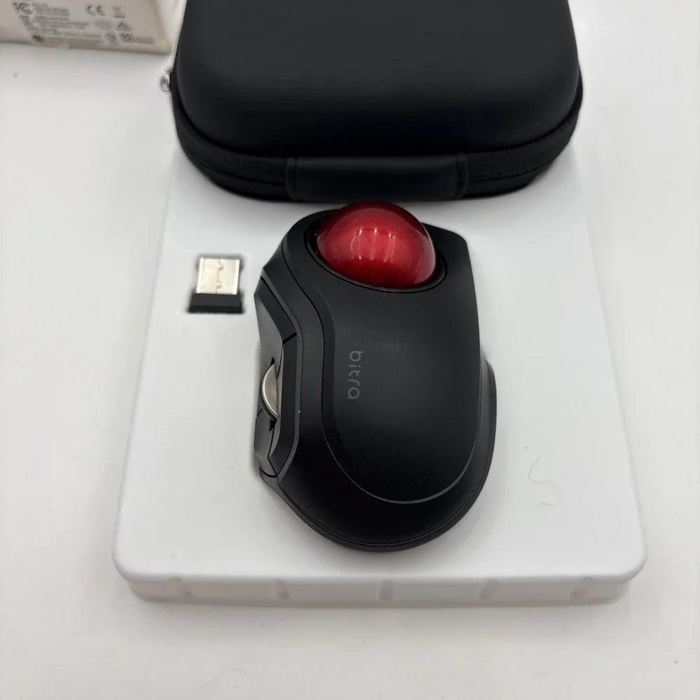 ELECOM Wireless Trackball Mouse M-MT2DRSBK S size 5-Button JP